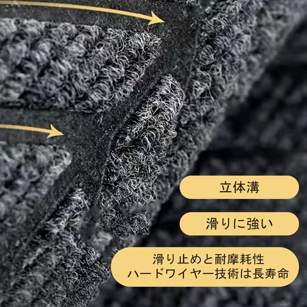 玄関マット 泥落とし 屋外 屋内 大きいサイズ 90×60cm 無地 業務用 家庭用 3色 ドアマット ウェルカムマット フロアマット 大判 店舗用品 オフィス用品 飲食店 事務所 ガーデニング エクステリア 特大サイズ 室外 室内 おしゃれ 洗える  C-50