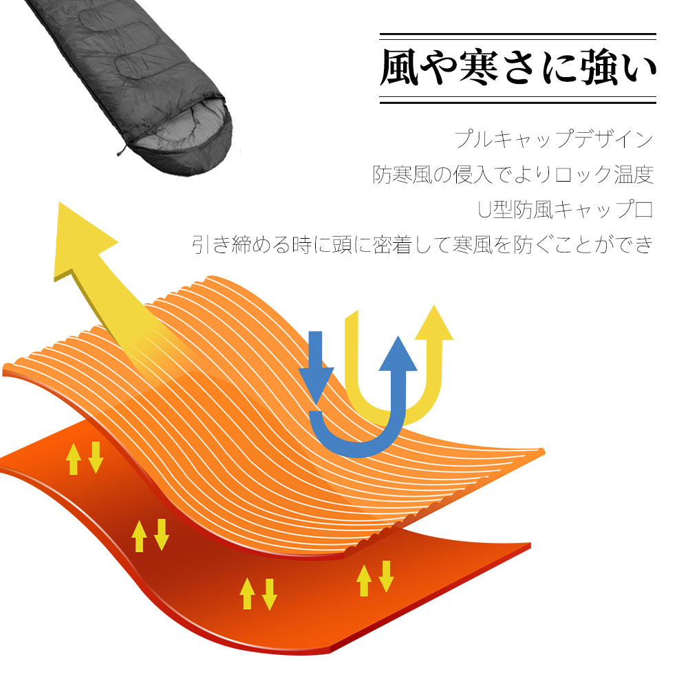 寝袋 シュラフ 洗える コンパクト 封筒型 軽量 -4℃ -4度 夏用 冬用 ふんわり 防災 寝袋 マット 洗える寝袋 防寒 大人 登山 キャンプ レジャー ツーリング アウトドア 車中泊 春 秋 冬 防災 防災グッズ 送料無料 H-04