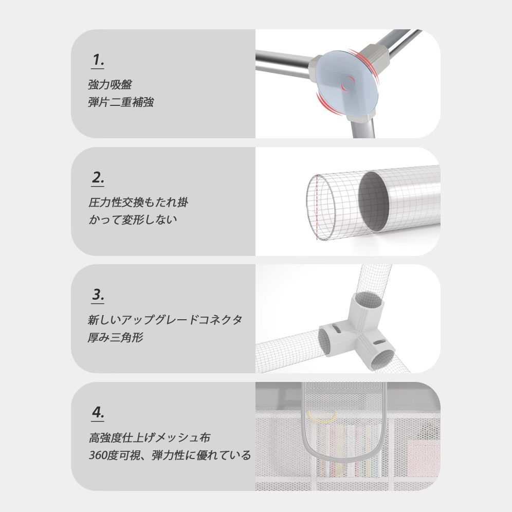 ベビーサークル メッシュ 四角 200cm×180cm 約2畳 通常サイズ ハイタイプ ファスナー扉付き ベビーサークル 組み立て式 洗えるカバー 赤ちゃん お昼寝 安全 柵 セーフティーグッズ  D-29 