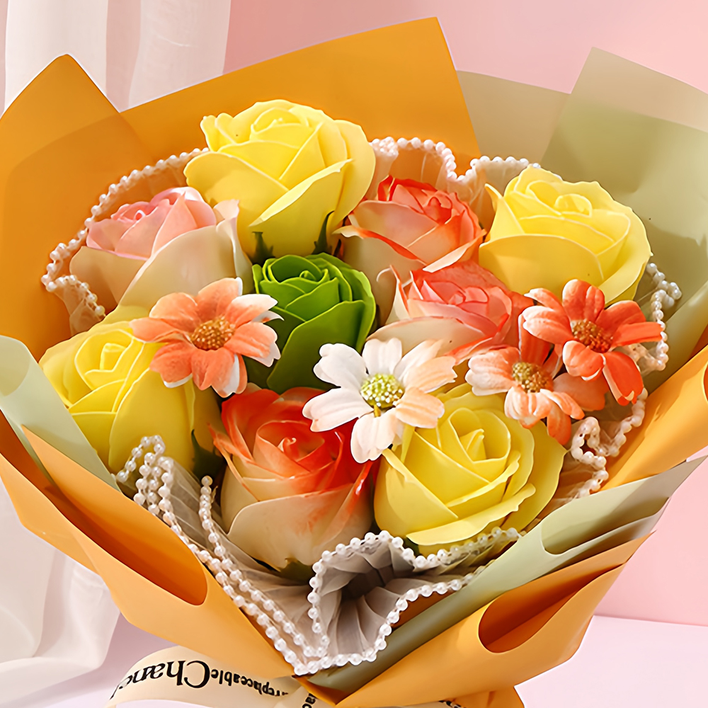 【2024年の新色】 TOP ソープフラワー 花束 造花 せっけん花 お花 ギフト 700日以上の長持ち いい香り 人気 誕生日プレゼント 枯れない お手入れが不要 母の日 父の日 敬老の日 新年 結婚記念日 手土産 4571558673153