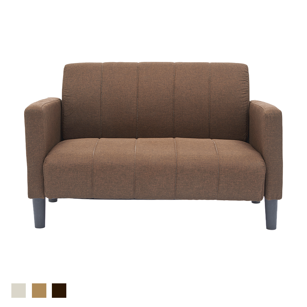 二人掛けソファ、ファブリックソファ、脚外しローソファ、二人掛け   W150264472