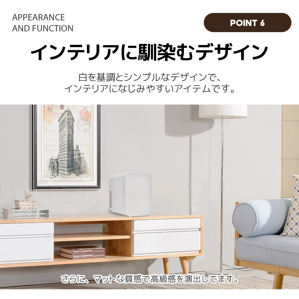 冷温庫 4L ポータブル 保冷庫 小型 車載 温冷庫 １台2役 2電源 AC DC 保温 保冷温庫 コンパクトES301162AAA