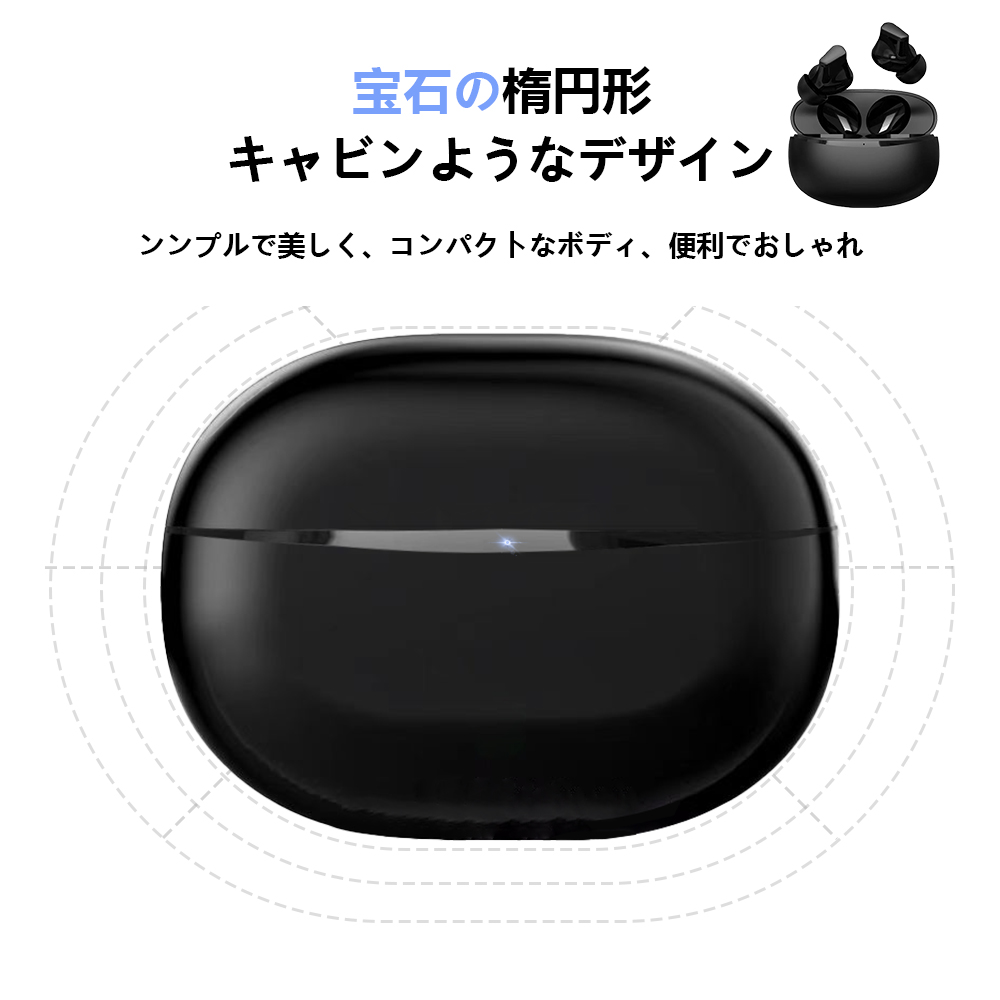  ワイヤレスイヤホン bluetooth イヤホン 高音質 EDR搭載 iPhone Android  bluetooth5.3 自動ペアリング 長時間再生 Type‐C充電 IPX4防水 AAC対応 片耳 通話  A-06