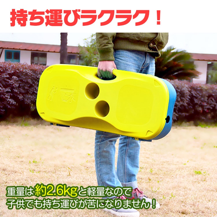 バドミントンセット ドリンクホルダ一付き ネット付き 軽量 簡単組立 折りたたみ収納 耐久性 練習用 家庭用 初心者向け アウトドア レジャー  de111