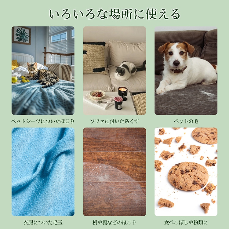 粘着式クリーナー 粘着ローラー 3本セット かわいい 強粘着 水洗可能  携带便利 再利用可能  ほこり取り ペットの毛 衣類用  掃除用品   sg300