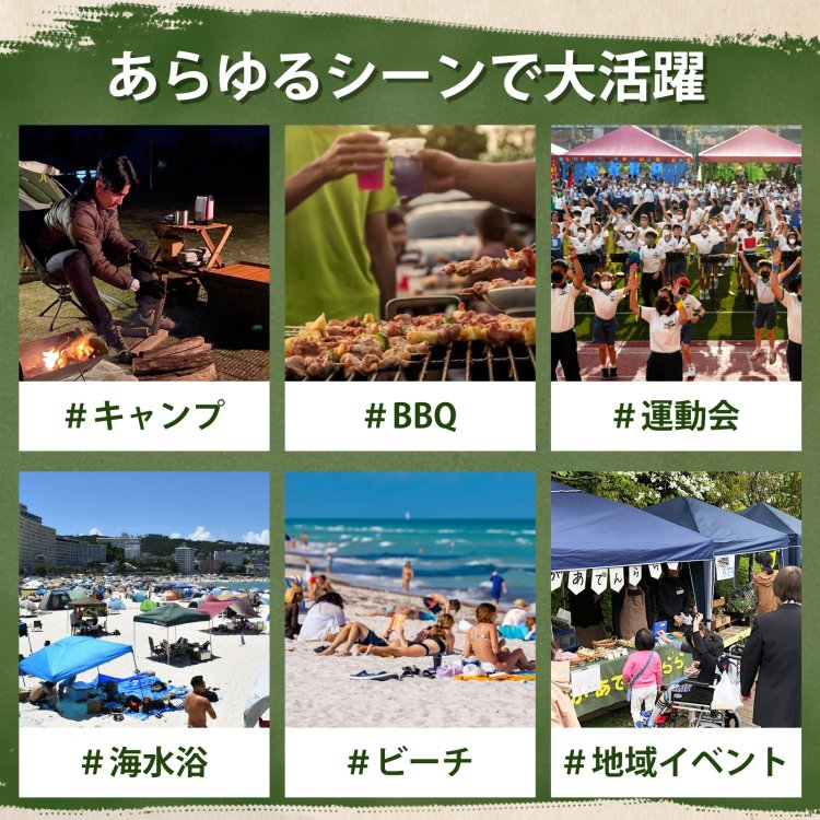 侧座套件 2×1.8m  帐篷用  收纳袋附带 UV切割 遮热 遮光 耐水加工 地区活动 野营 海水浴 运动会   od630