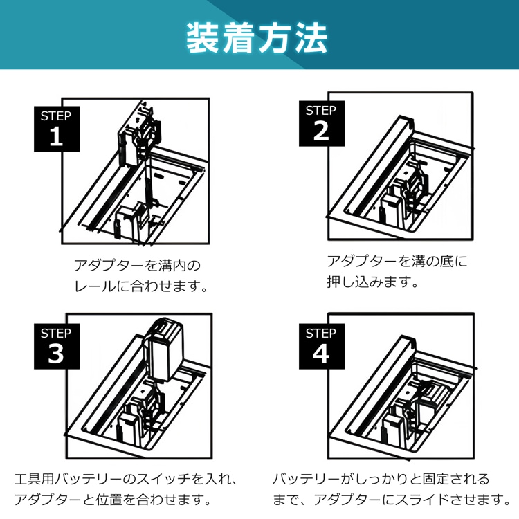 工具用电池装置适配器 工具用电池适配器 兼容 电动工具用 转换器 适配 makita 和 dewalt 18V兼容 ee385