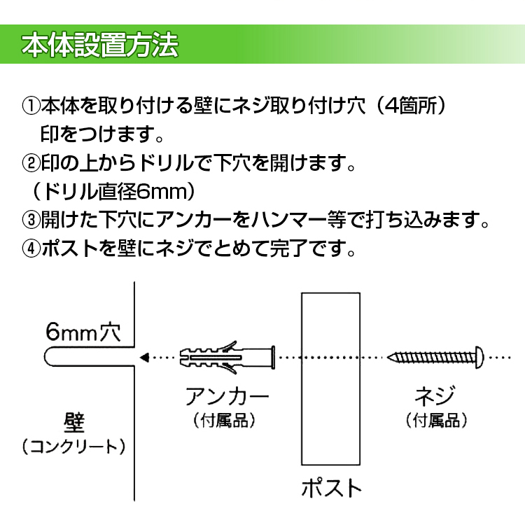 メールボックス 宅配ボックス ダイヤルロック式 ポスト 縦型 横型 壁掛け 組立不要 サビにくい 郵便受け セキュリティ対策 玄関   ny579