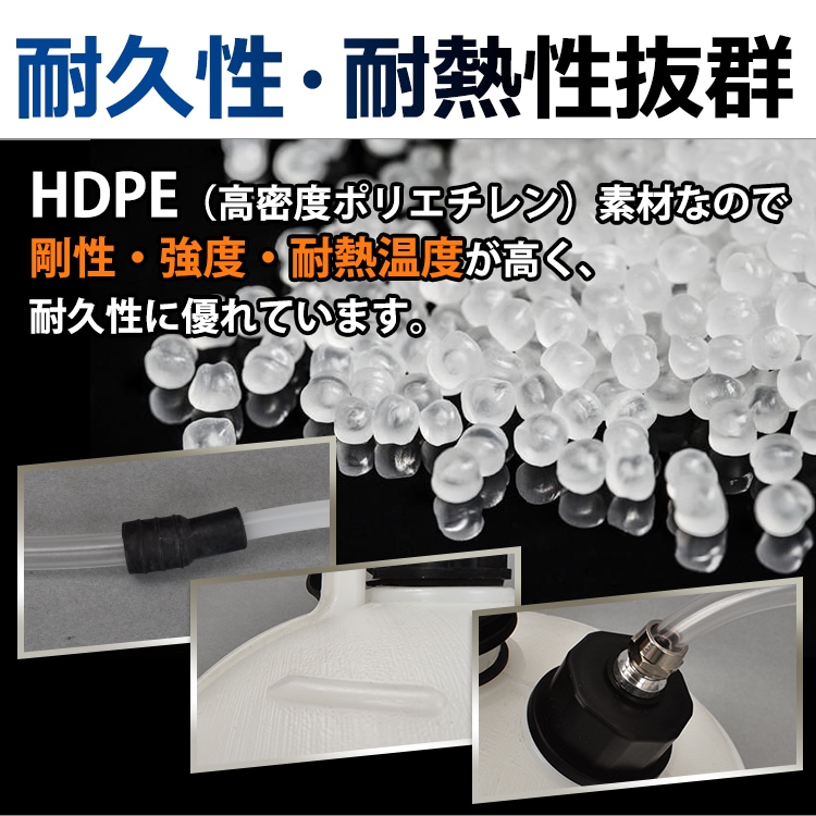 オイルチェンジャー 手動式 6L 上抜き式 電源不要 ノズル先端外径約4mm/6mm/8mm オイル交換 自動車 軽トラ バイク 農耕機  ee336