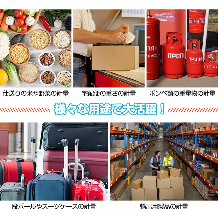 デジタルスケール 台はかり 電子秤 電池式 表示パネル分離型 最大50kg対応 計量単位切替可能 風袋引き機能   sg164