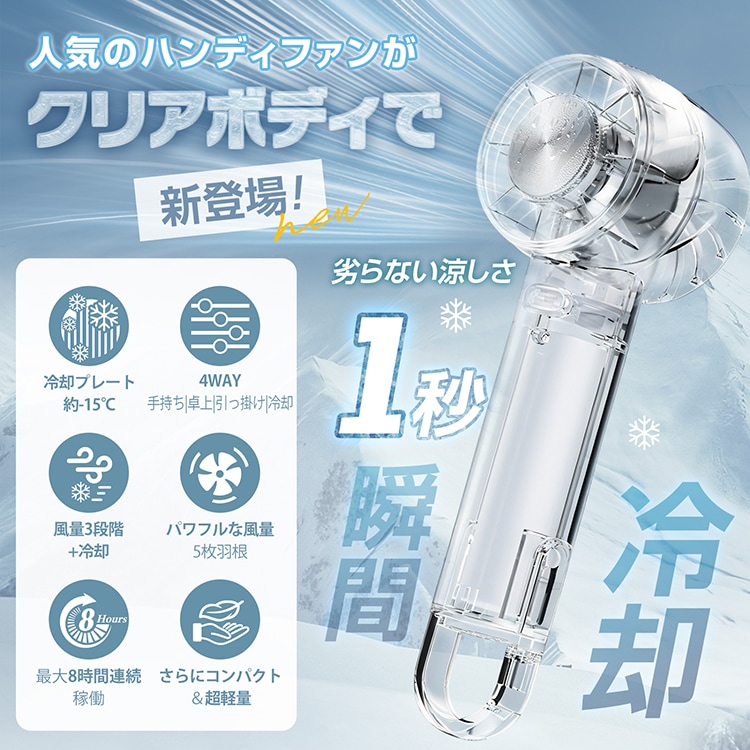 クリア扇風機 cc045