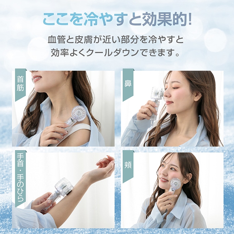 クリア扇風機 cc045