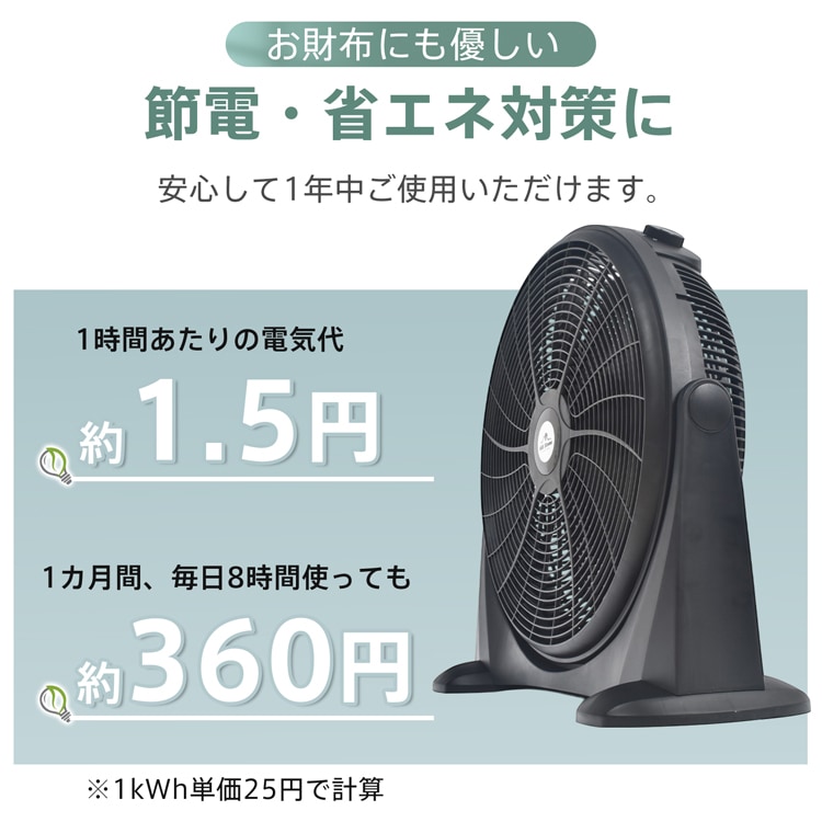 循环扇 工厂风扇 地板置放 5叶片 叶片42cm 风量3档 循环 通风 干燥 室内晾晒 家庭用 冷暖房对策 中暑对策 仓库 工厂 梅雨时   sg185