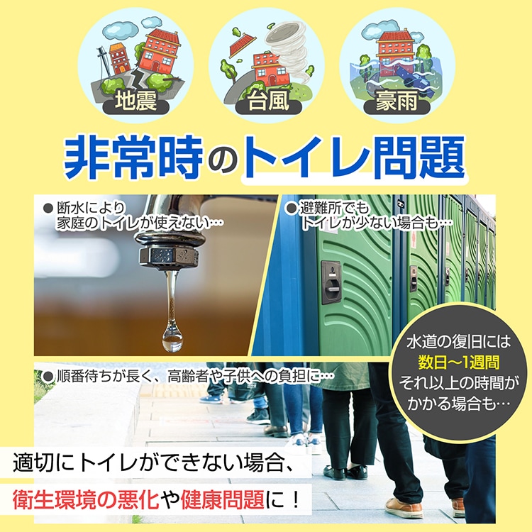 非常用トイレセット 20回分 強力な凝固剤 使い捨て手袋 汚物袋 防臭袋 大容量 抗菌 消臭効果 長期保存可能 便器がない時 緊急時 非常用 地震 台風 豪雨    bs007