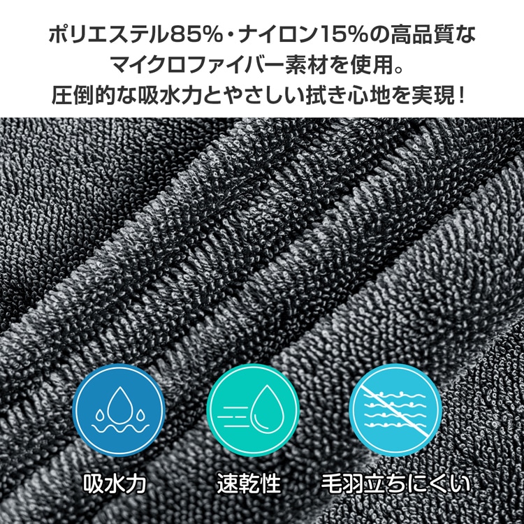 洗车抹布 吸水速干 超细纤维 大判 厚实 防划伤 汽车内外通用 tkee020
