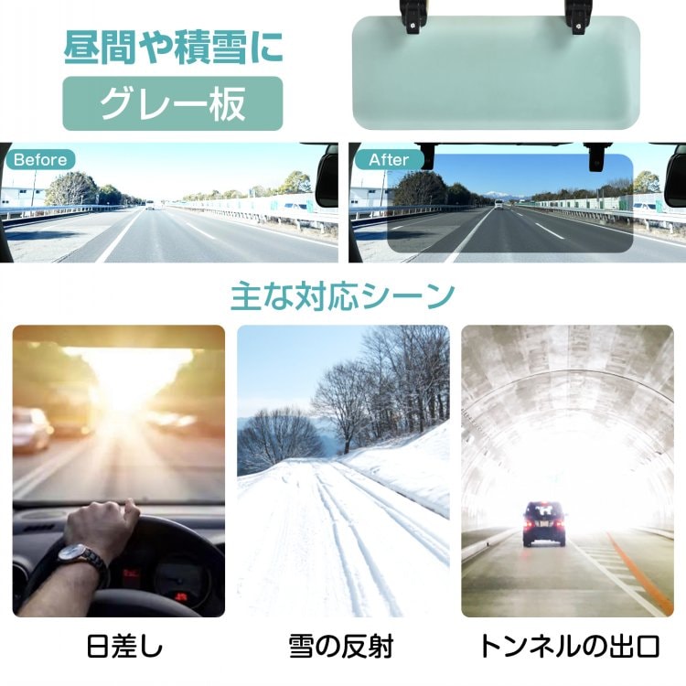 車サンバイザー UVカット 眩しさ軽減 180°角度調筋 昼夜兼用 日差し 雪の反射 対向車のライト 車内用品  軽自動車 SUV   ee420