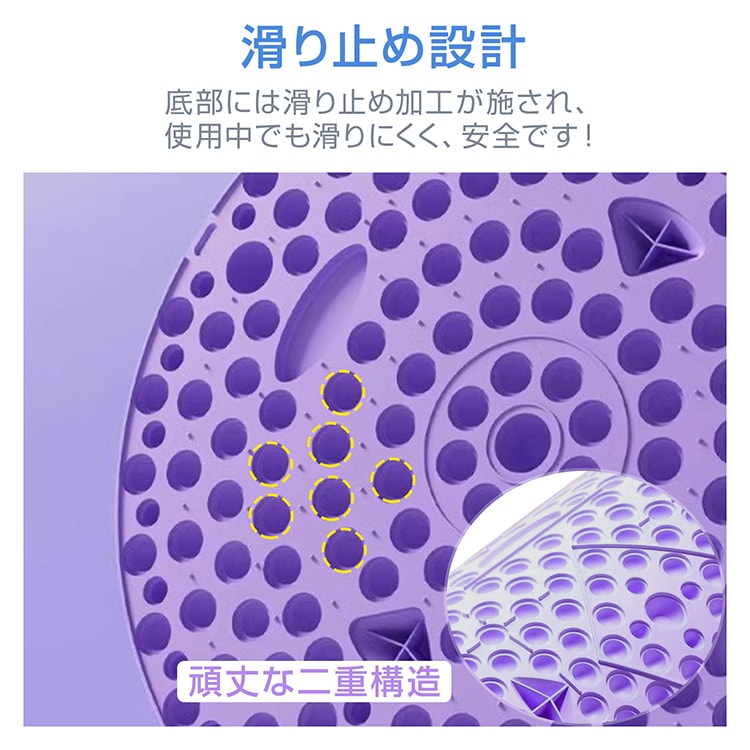 足つぼマット 足ツボマット 指圧ボード 55cm  円形 水洗い可能 磁石付き 滑りにくい フットマッサージ 足裏マッサージ フットケア 疲労軽減 ストレス解消 足痛み de166