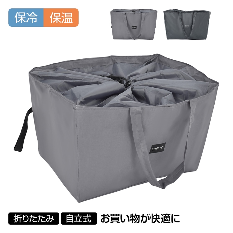 购物车袋 生态袋 购物袋 商务袋 保冷 保温 约40L 可折叠 自立式 大容量 放在车上 户外 学校活动 体育观赛 团圆花见 sh017