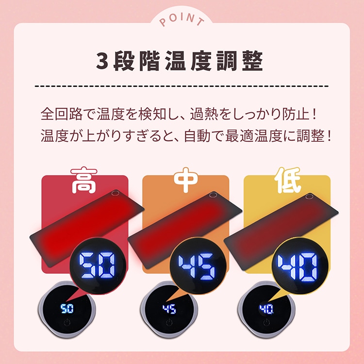 デスクマットヒーター 加熱マウスパッド 80×33cm 3段階温度調整 3h自動OFF 撥水性 発熱面積95％ オフィス 在宅勤務 事務用 勉強用 昼寝 冷え対策   mb146