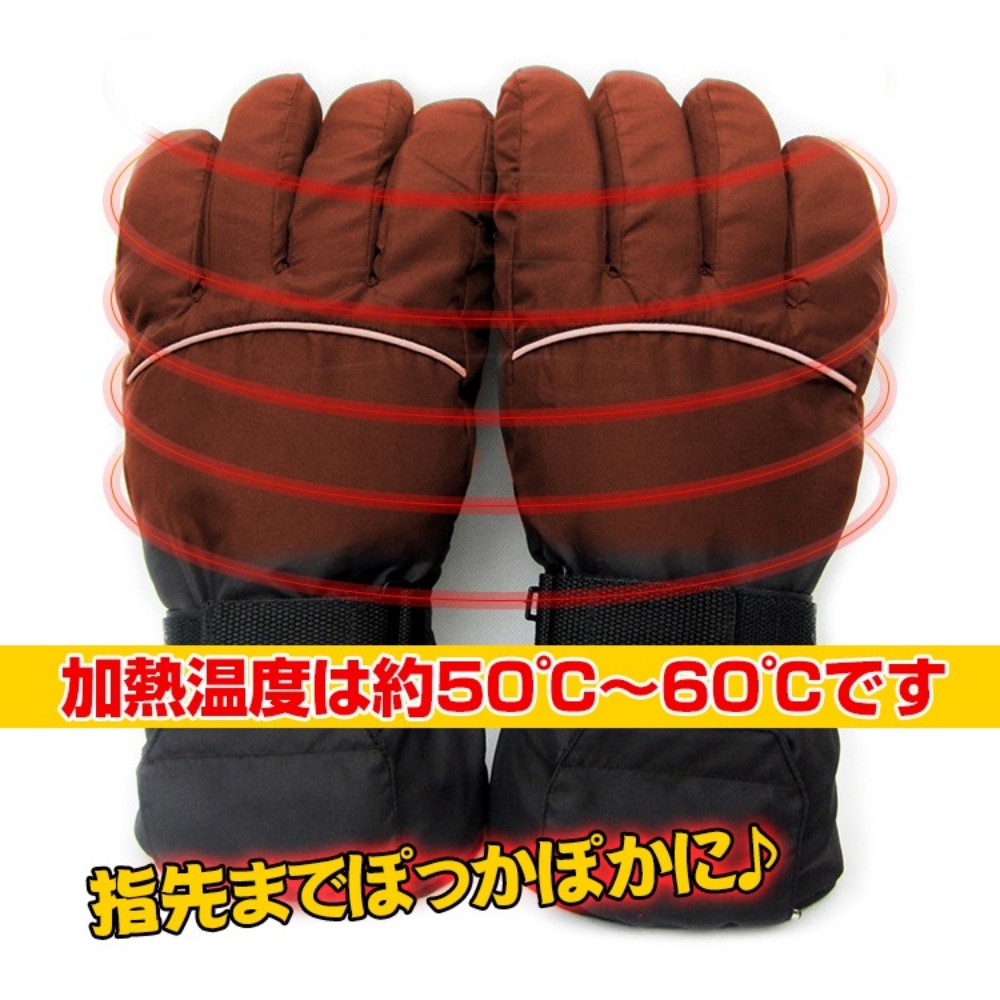 ヒーターグローブ 電熱グローブ 電熱手袋 防寒グローブ ヒーター手袋 乾電池式 ぽかぽか 裏起毛 防水素材 バイク 釣り 屋外作業 通勤 通学 防寒対策  ap086