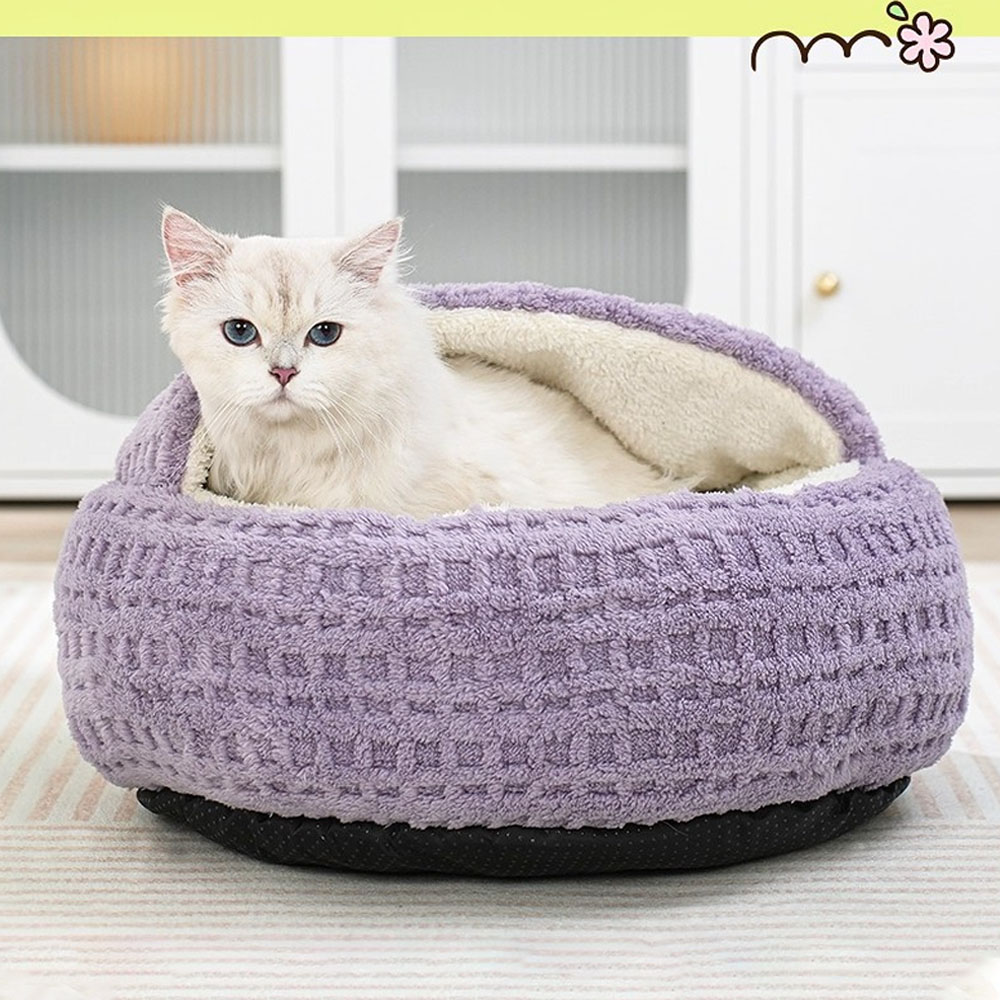 猫ベッド キャットベッド  猫ハウス キャットハウス ペット用寝袋  あたたかい 半閉鎖 ふんわり 滑り止め 肌にやさしい 高反発 型崩れしにくい INS風 ペット用品  ZB-03