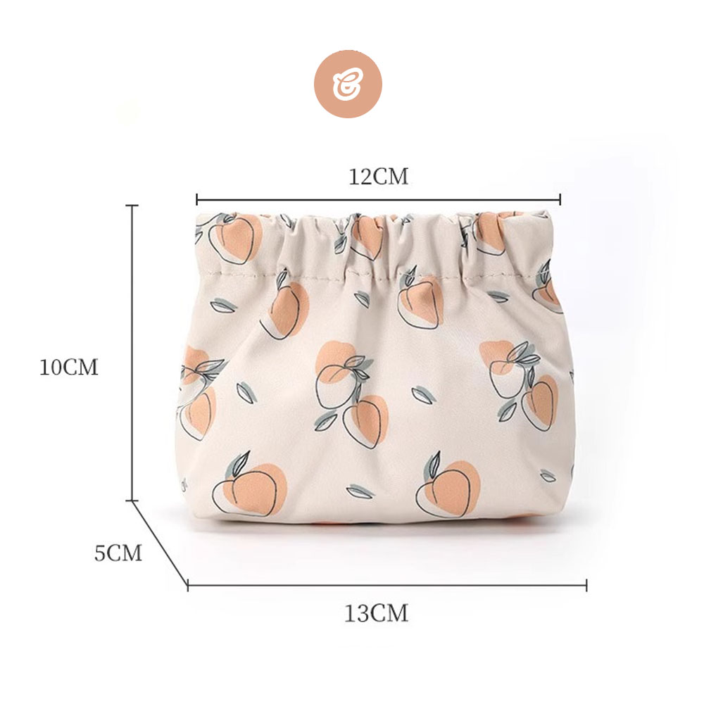 収納バッグ ミニポーチ 化粧ポーチ 和風 一押し コンパクト 小物入れ イヤホン リップクリーム データケーブル収納 小銭入れ シンプル かわいい プレゼント ギフト  CDL-04