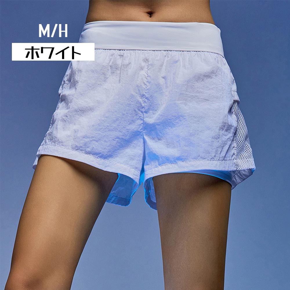 スポーツショートパンツ フィットネスショートパンツ ヨガパンツ トレーニングパンツ インナー付き レディース ショートパンツ 伸縮性 通気性 おしゃれ   YDFZ-01