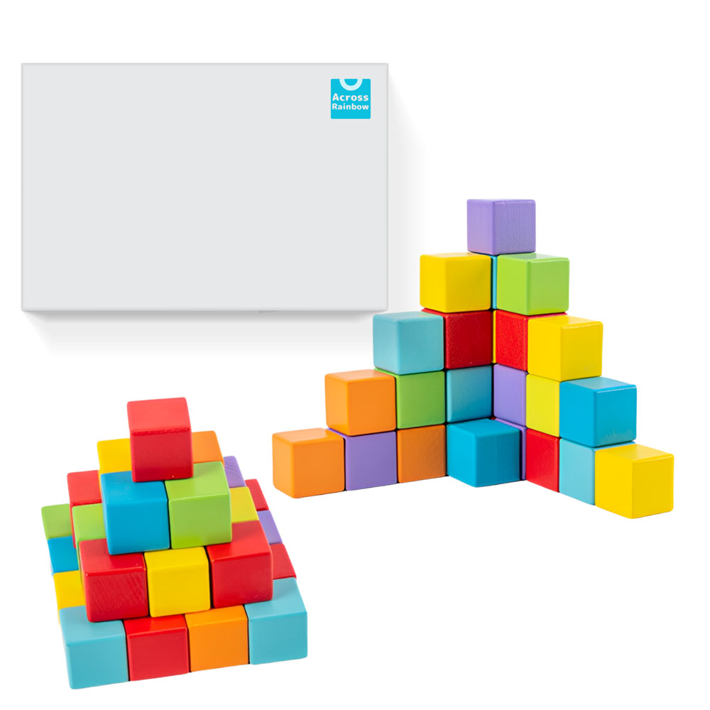 Across Rainbow スペーススタッキング、白い箱、日本語表示ラベル  GYS-01-F