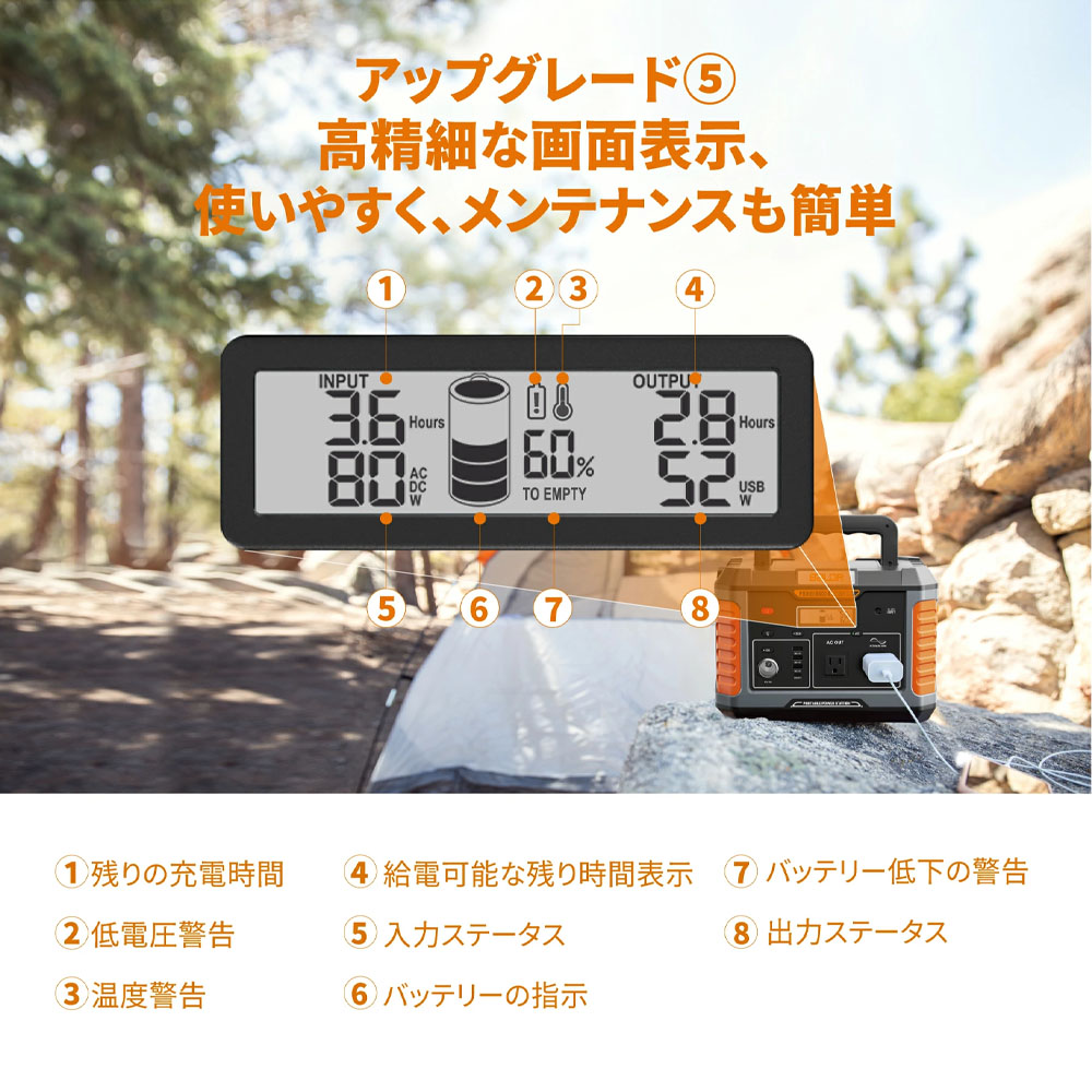 BALDR ポータブル電源 1000W 520Wh リン酸鉄リチウム電池 長寿命設計 瞬間最大2000W 純正弦波 PSE認証 AC USB PD出力 急速充電 防災用電源 キャンプ 車中泊 蓄電池   RK1001