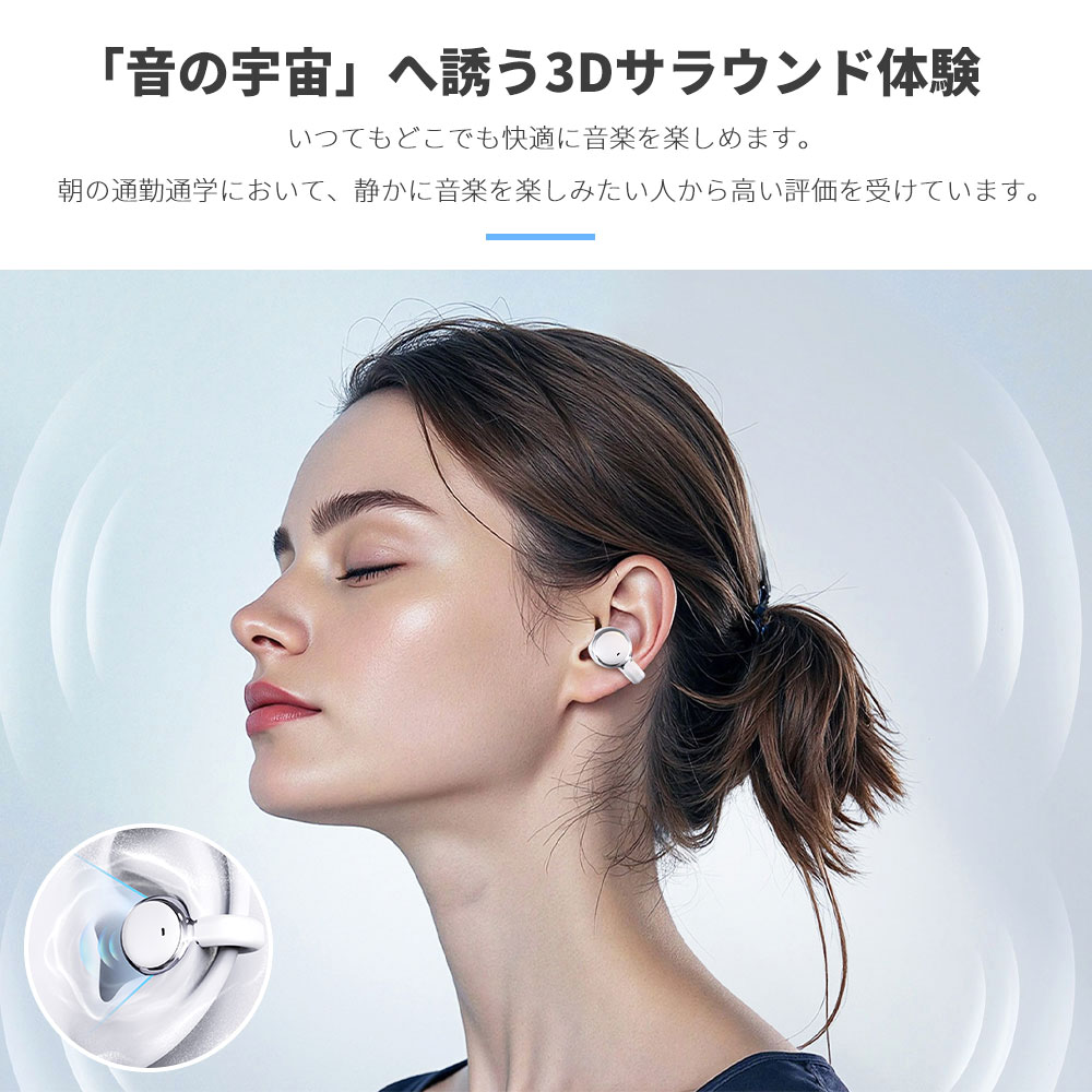 ワイヤレスイヤホン Bluetoothイヤホン 高音質 Bluetooth 5.4 Hi-Fi音質 自動接続 マイク内蔵 LED残量表示 Type-C急速充電 スポーツ 会議用 通学 音楽 通勤 アウトドア  NBQ10
