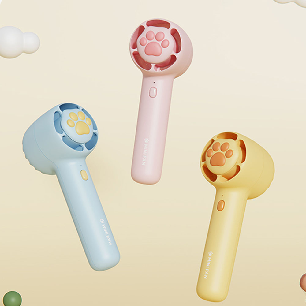 SOTHING ミニ扇風機  猫爪 ハンディ扇風機   USB コンパクトファン ファン 可愛い 手持ち コンパクトファン 風量3段階調節 かわいい 熱中症 暑さ対策 グッズ 乾電池式   DSHJ-B-2102-JP