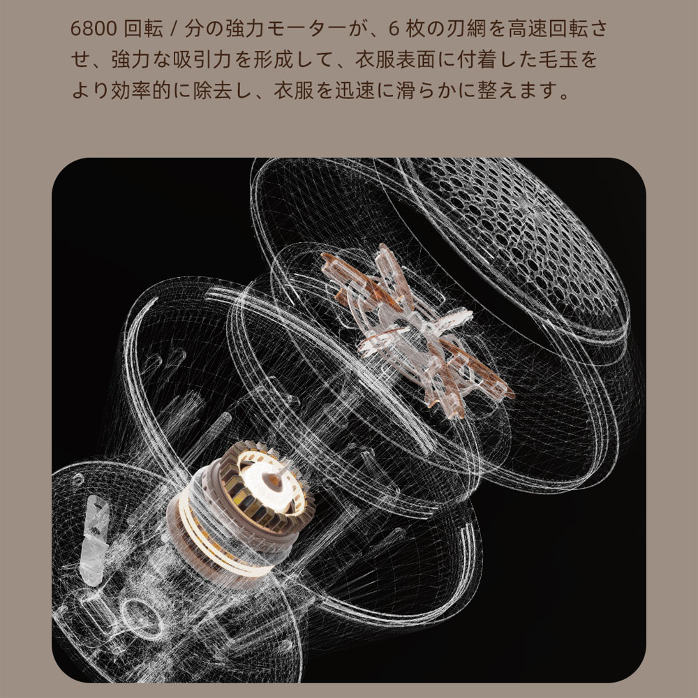  毛玉取り機 けだまとり 電動 毛玉取り PSE認証済み Type-c 充電式 USB  安全装置 強力カッター 風合いガード 持ちやすい 様々な衣類 靴下 衣類 寝具    DSHJ-S-2002-JP