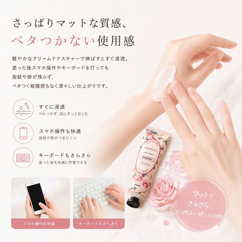 ハンドクリーム 30g×5本 フローラルハンドクリーム 保湿 しっとり 香り付き うるおい フレグランス さらさら べたつきにくい  ハンドケア 手洗い後 手肌の乾燥対策 ミニサイズ 外出 通勤 持ち運び ギフト プレゼント   Ciel-6-A