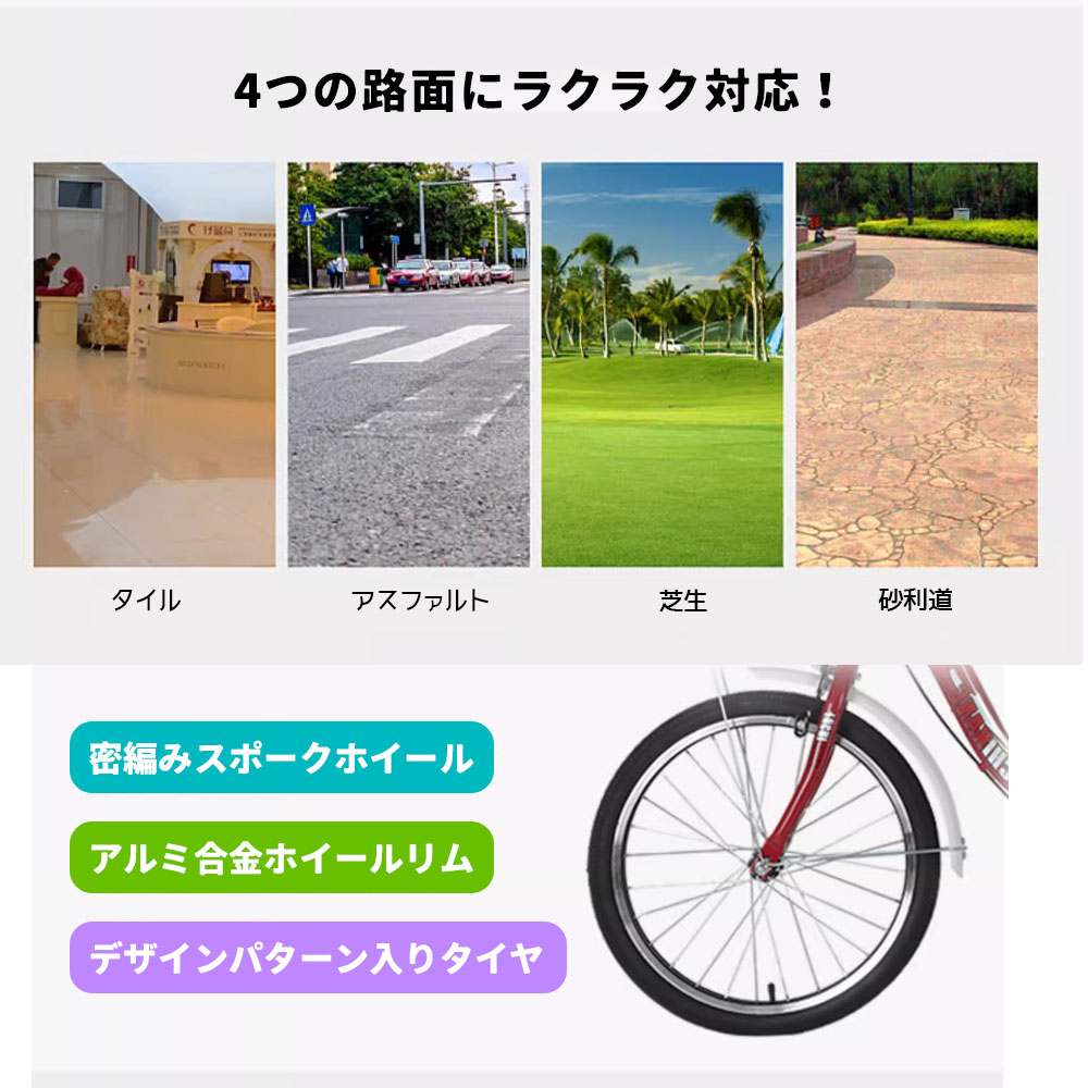 三輪車  自転車 小型三輪車 お年寄り向け 買い物かご付き 折りたたみ式 最大荷重180kg 改良型ブレーキ シニア 高齢者 大人用 買い物 外出 男性 女性   WBGHS-01-GHI