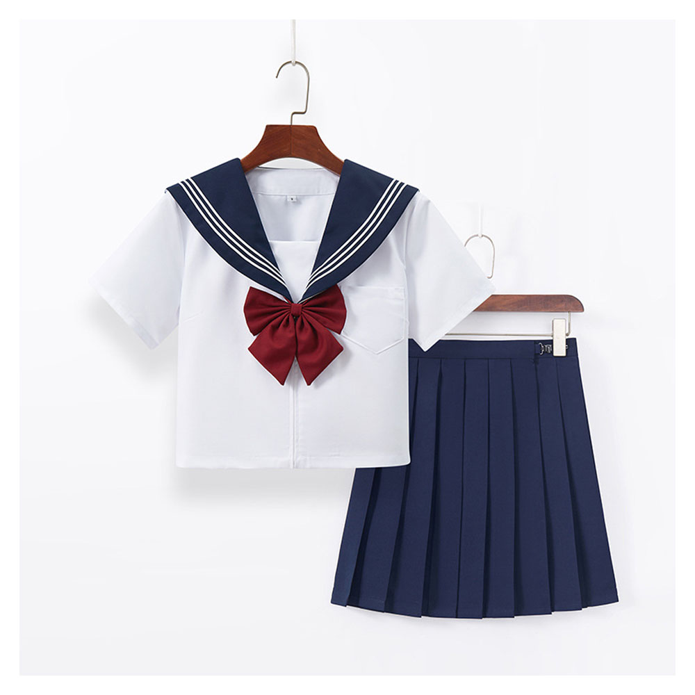 JK制服セット 女子高校生 コスプレ 女子高生制服セット ホワイト リボン ブレザー スカート チェック セット 学生 スクール レディース お揃い 卒業式スーツ ハロウィン コスチューム   BSGH-02