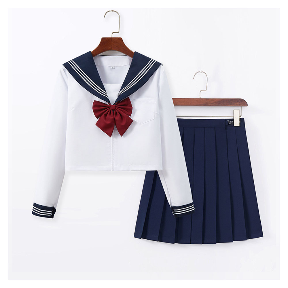 JK制服セット 女子高校生 コスプレ 女子高生制服セット ホワイト リボン ブレザー スカート チェック セット 学生 スクール レディース お揃い 卒業式スーツ ハロウィン コスチューム   BSGH-02