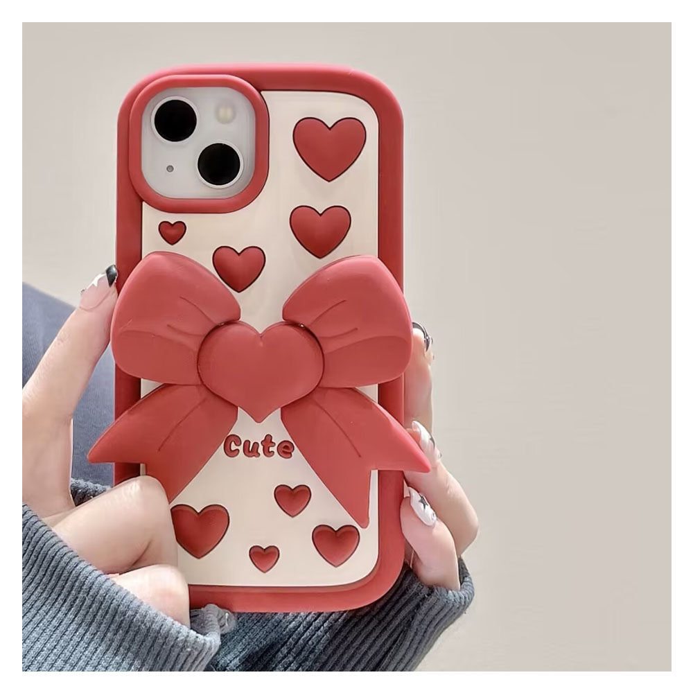 スマホケース iPhone リボン  蝶結び 可愛い おしゃれ シリコン 彼女 女子 プレゼント ギフト 贈り物  ピンク レッド iPhone13 iPhone13P iPhone14 iPhone14P iPhone15  iPhone15P  iPhone16 iPhone16P   5616-4
