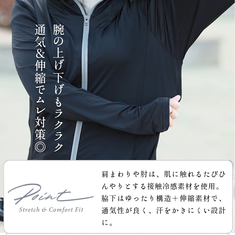 ラッシュガード レディース UVカット パーカー ポンチョ 超ロング丈 サンバイザー付き つば取り外し可 ダブルファスナー 全身カバー 日焼け防止 紫外線対策 最強ラッシュガード   jjc