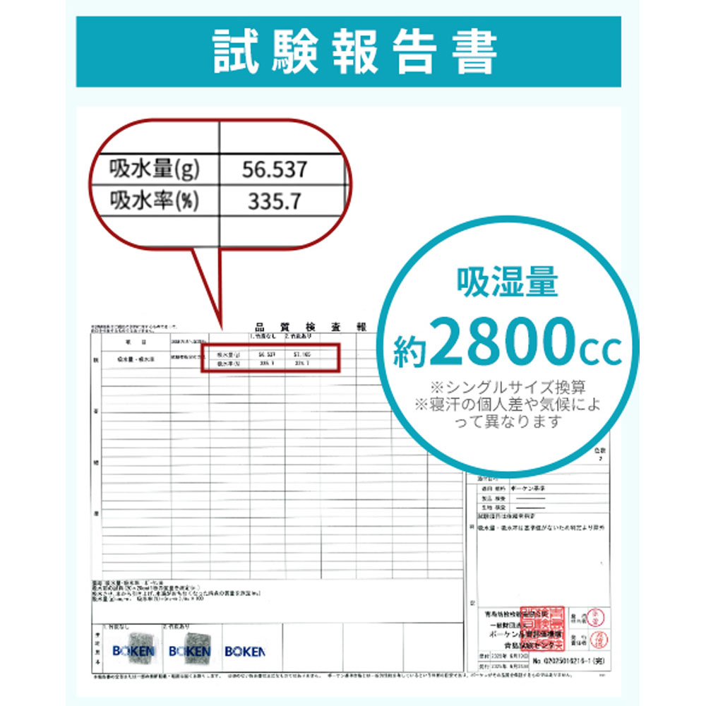 ATOKAZO 除湿シート シングル 吸湿センサー付き 防ダニ・防カビ・消臭 湿気取りシート 繰り返し使える 洗えるタイプ 梅雨・結露対策 特殊シリカゲル＆竹炭入り 寝具用   PBCSDZT