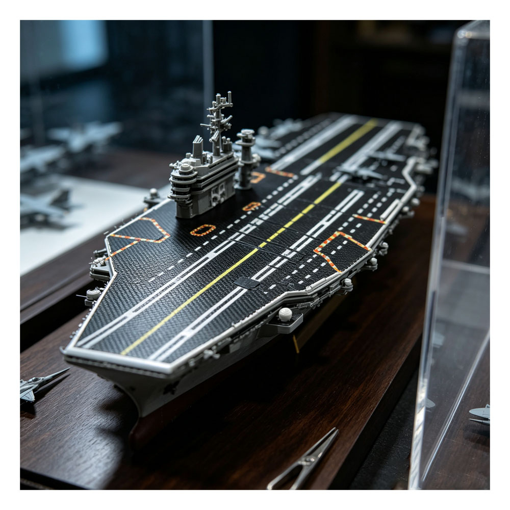  現代型空母模型 1/2000 ニミッツ級原子力空母 U.S. NAVY 空母模型 アメリカ海軍 3Dプリント 完成品 高精細 精巧な艦橋構造 艦橋 精密再現 高耐久仕上げ コレクションモデル   YYGH-04-A