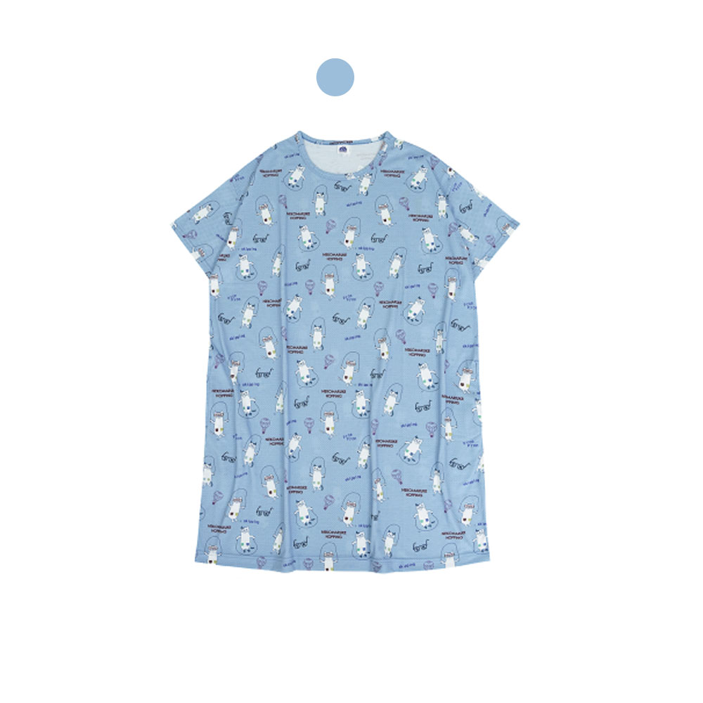 ルームウェア パジャマ ホームウェア 半袖 天竺ニット ねこ柄 ルーズフィット 大人気 優しい肌触り 可愛い 部屋着 寝間着   GYSWA-03