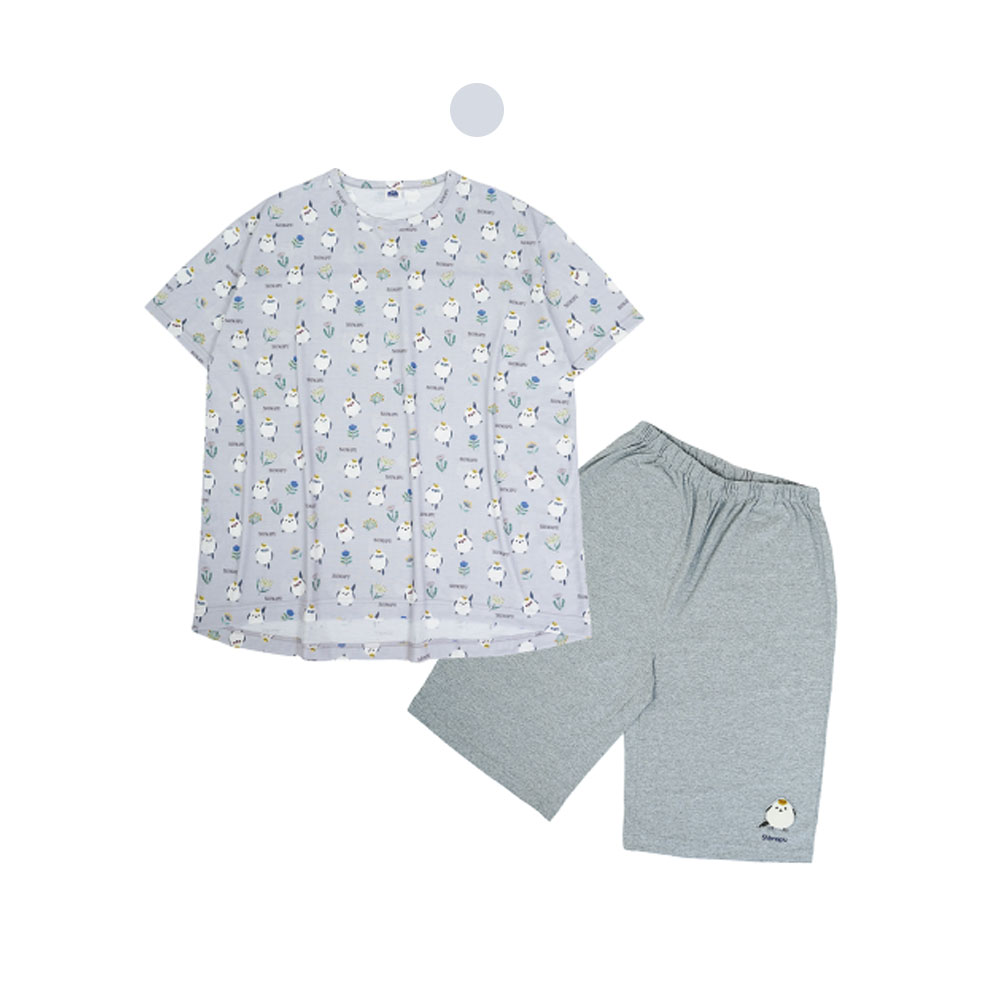 パジャマ 上下セット 吸汗速乾 薄手 通気 半袖Tシャツ＆ハーフパンツ ポケット付き 夏 ルームウェア 部屋着 快適な着心地   GYSWA-10