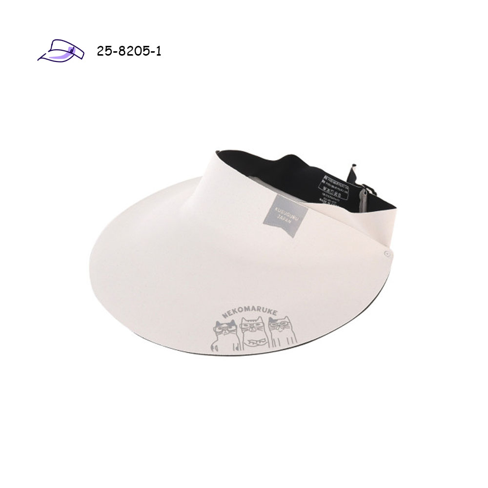 25-8205  遮阳帽 女士 UV防护 男士 帽子 广檐帽 紫外线防护 防晒 弹性绳带 可调节尺寸 儿童 男女通用