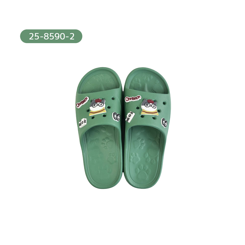 拖鞋 浴室拖鞋 外出用 室内 轻便 防滑 猫咪图案 可水洗 反弹力优异 不易产生异味 可爱 男女通用 阳台 厕所 洗澡 25-8590