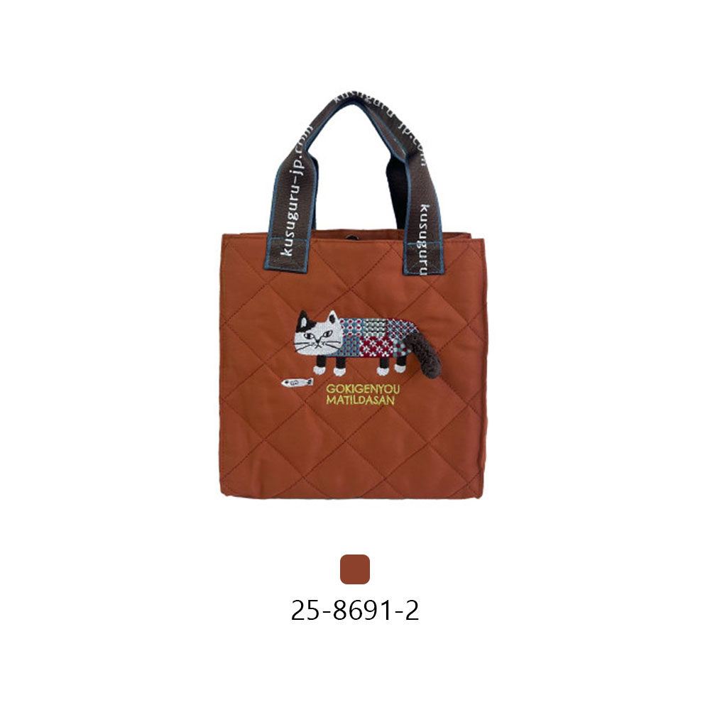 手提げランチバッグ マチ付き 軽量 大人可愛い 通勤・通学・お弁当用トートバッグ  25-8691