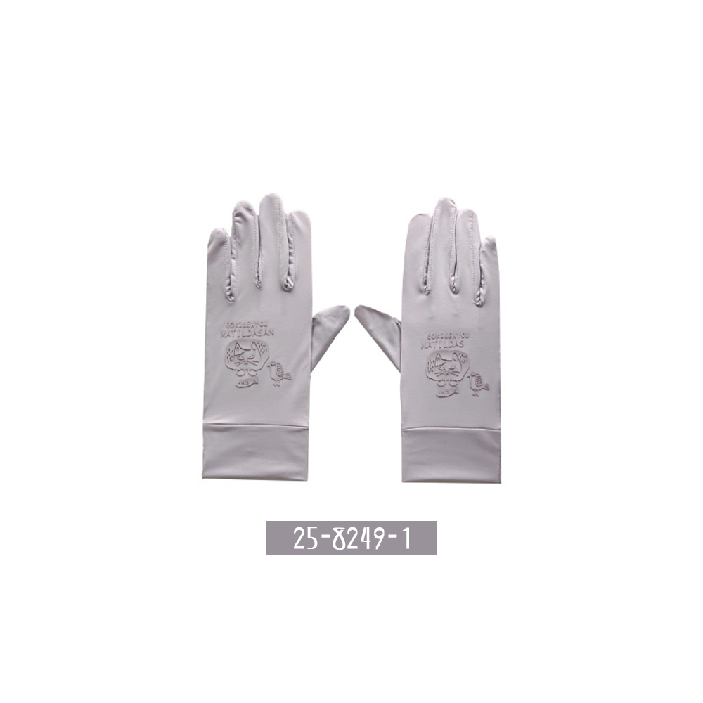  手袋 UVカット 接触冷感 通気性 日焼け防止 滑り止め スマホ操作可能 タッチ操作 締め付けなし 手に優しい 通勤 通学 自転車 運転用 uv対策 25-8249