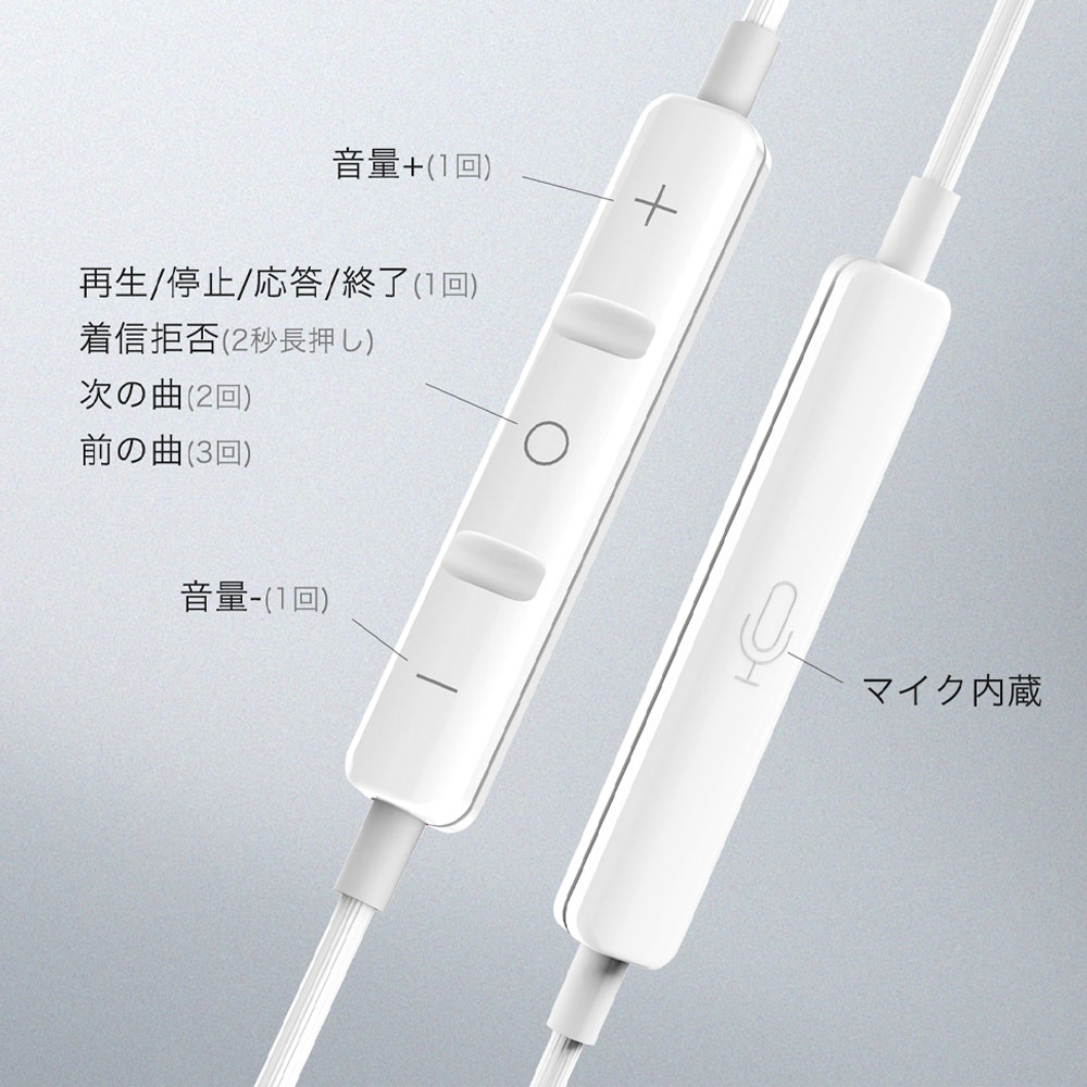有線イヤホン イヤホン 高音質 マイク付き 通話可能 ノイズ低減 リモコン付き 電流ノイズ抑え Type-C/USB-A/3.5mm接続 オンライン会議 ビジネス用 普段使い ゲーム用  POWER W135