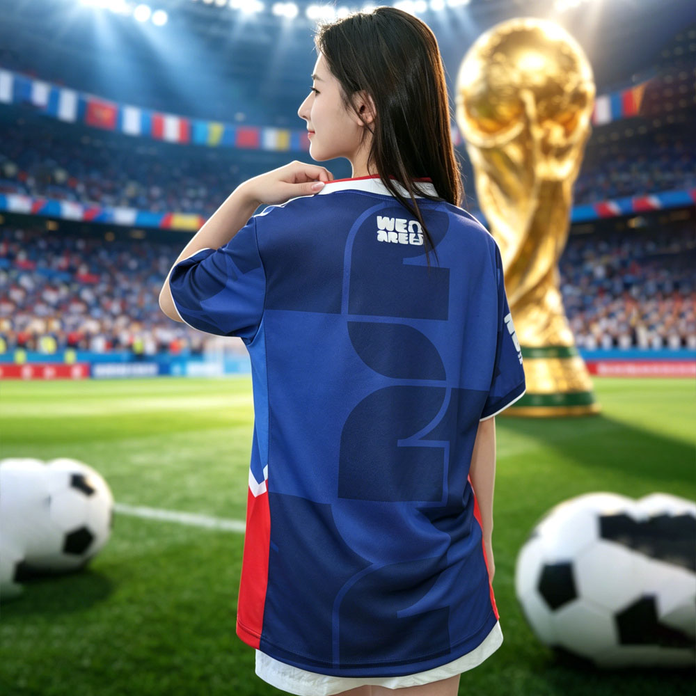 ユニフォーム サッカーユニフォーム ワールドカップ 応援ユニフォーム 半袖 Vネック 速乾 通気性 接触冷感素材 2026ワールドカップ スポーツ用 観戦用 ユニセックス ファングッズ サッカーファン 観戦グッズ 男女兼用  S200