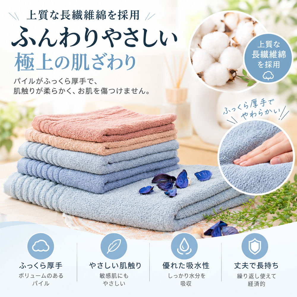 タオル3点セット フェイスタオル ハンドタオル モランディカラー 長繊維綿 リブ付き 毛羽落ちしにくい 色あせしにくい 洗濯OK ギフトボックス入り 洗面所 お風呂 スポーツ ジム 旅行 ホテル 民宿 引っ越し祝い 贈答用 ギフト  YKOGH-05