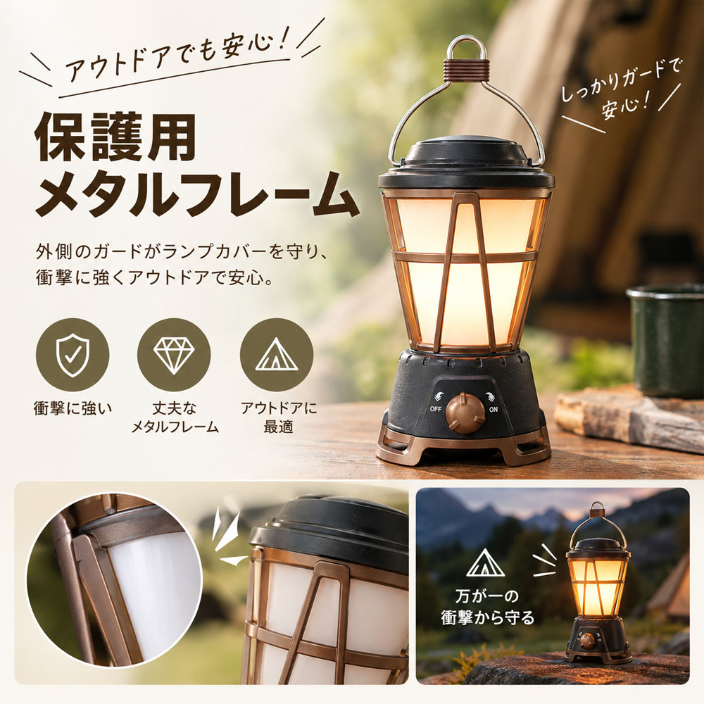 ランタン オイルランタン レトロランタン ランタン 調光ランタン LED 長時間点灯 IPX4防水 金属製ハンドル 吊り下げ 置き 持ち運び 車中泊 停電 非常灯 防災   YKOGH-03   